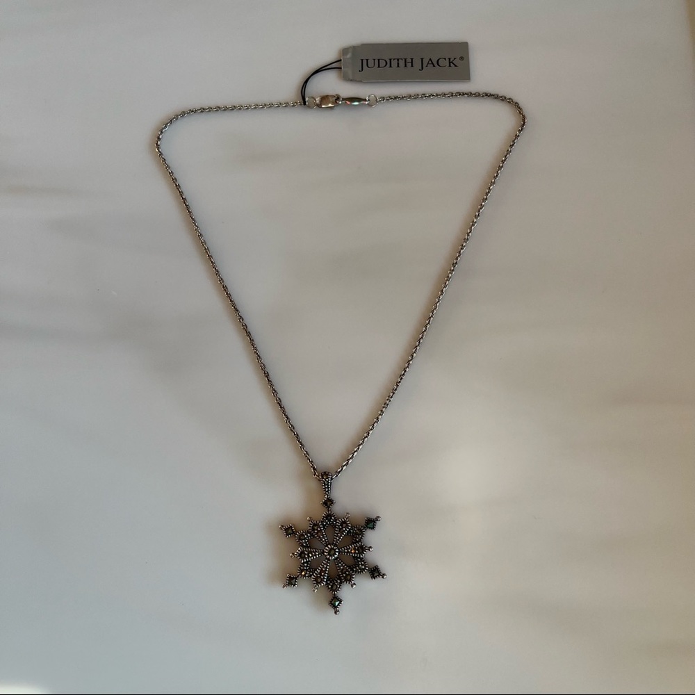 NWT Judith Jack sterling silver necklace